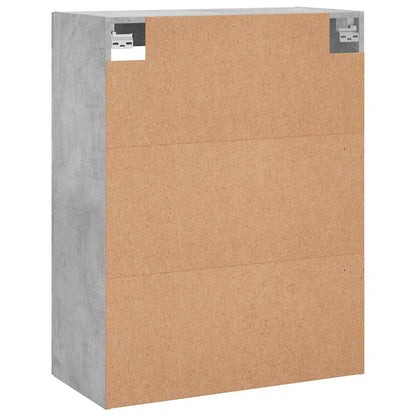 Wall Mounted Cabinet Concrete Grey 69,5x34x90 cm