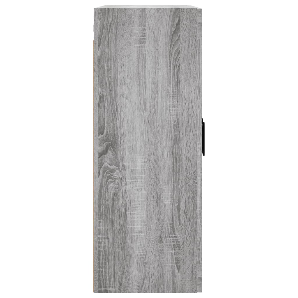 Wall Mounted Cabinet Grey Sonoma 69,5x34x90 cm