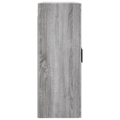 Wall Mounted Cabinet Grey Sonoma 69,5x34x90 cm