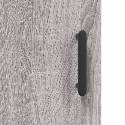 Wall Mounted Cabinet Grey Sonoma 69,5x34x90 cm