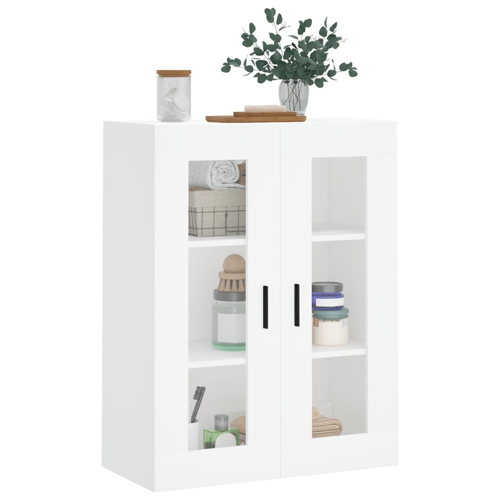 Wall Mounted Cabinet White 69,5x34x90 cm