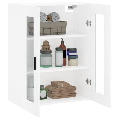 Wall Mounted Cabinet White 69,5x34x90 cm