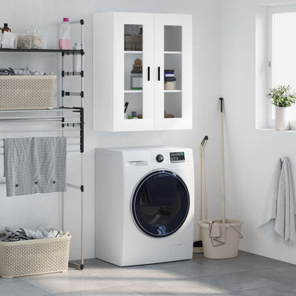 Wall Mounted Cabinet White 69,5x34x90 cm