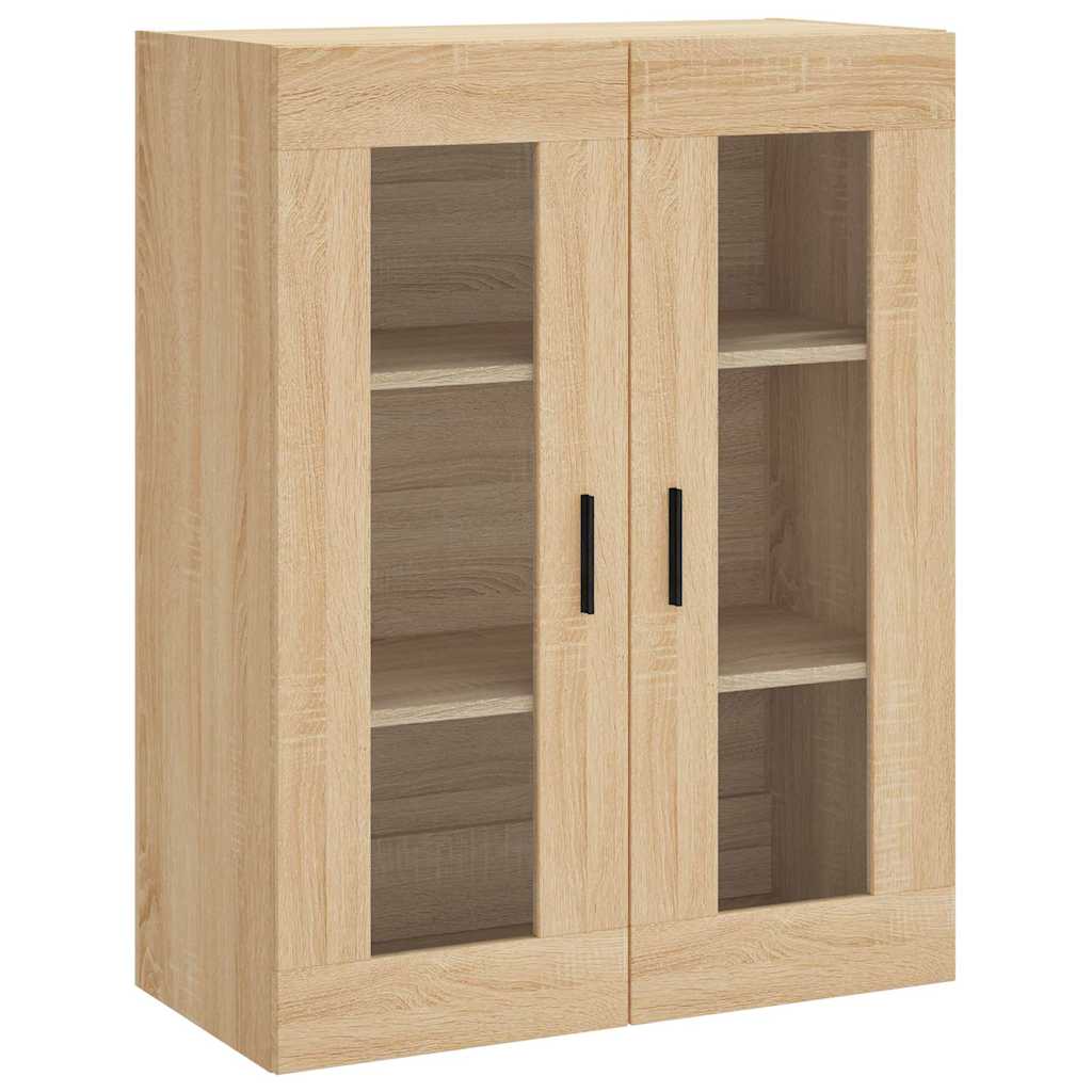 Wall Mounted Cabinet Sonoma Oak 69,5x34x90 cm