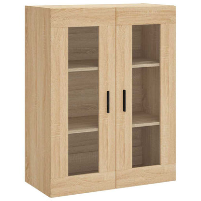 Wall Mounted Cabinet Sonoma Oak 69,5x34x90 cm