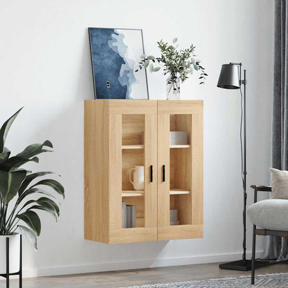Wall Mounted Cabinet Sonoma Oak 69,5x34x90 cm