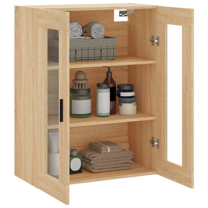 Wall Mounted Cabinet Sonoma Oak 69,5x34x90 cm