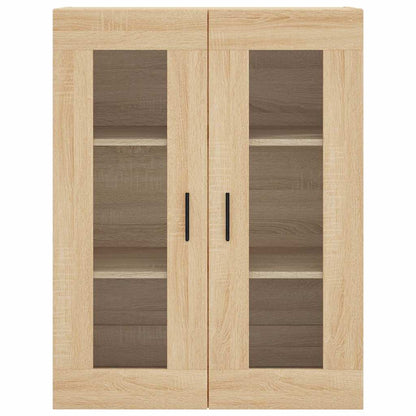 Wall Mounted Cabinet Sonoma Oak 69,5x34x90 cm