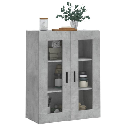 Wall Mounted Cabinet Concrete Grey 69,5x34x90 cm