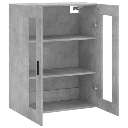 Wall Mounted Cabinet Concrete Grey 69,5x34x90 cm