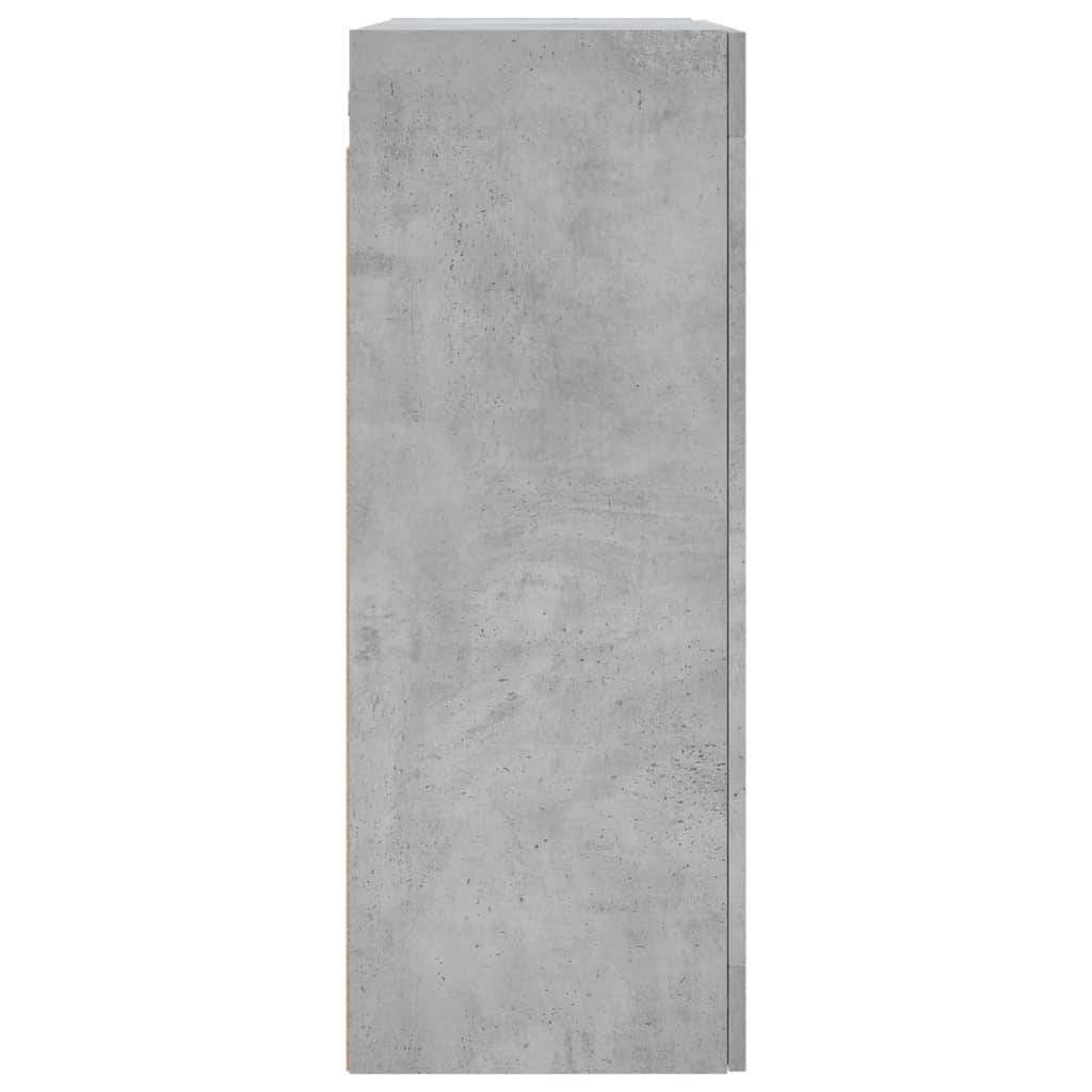 Wall Mounted Cabinet Concrete Grey 69,5x34x90 cm