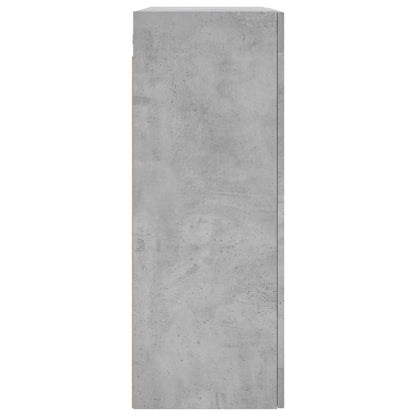 Wall Mounted Cabinet Concrete Grey 69,5x34x90 cm
