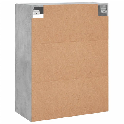 Wall Mounted Cabinet Concrete Grey 69,5x34x90 cm