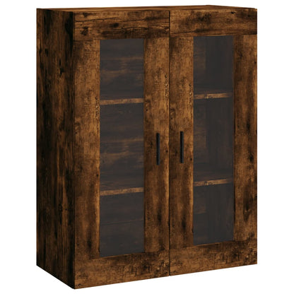 Wall Mounted Cabinet Smoked Oak 69,5x34x90 cm