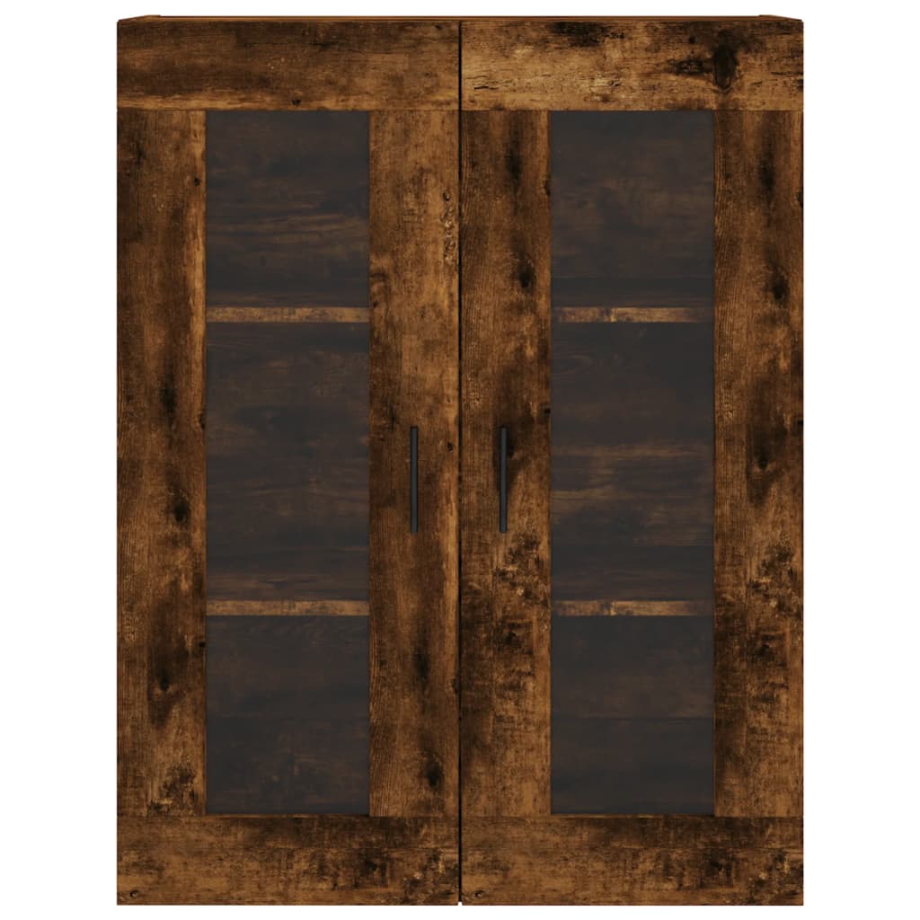 Wall Mounted Cabinet Smoked Oak 69,5x34x90 cm