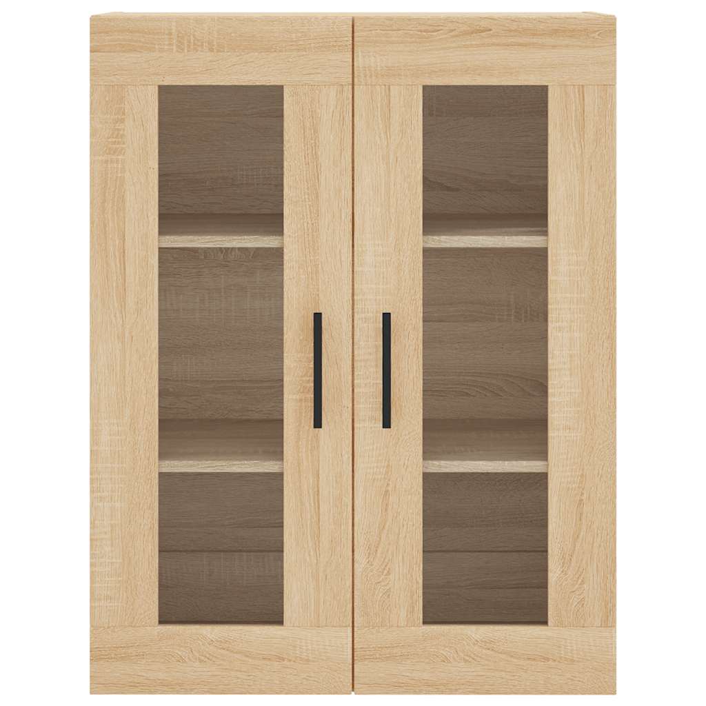 Wall Mounted Cabinet Sonoma Oak 69,5x34x90 cm