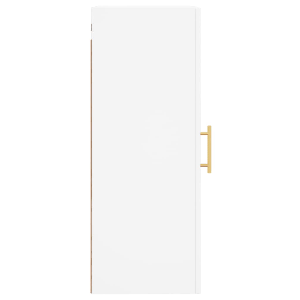 Wall Mounted Cabinet White 34.5x34x90 cm