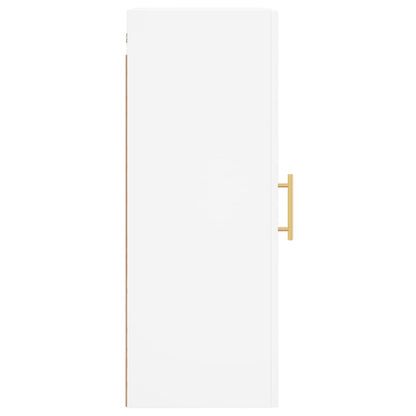 Wall Mounted Cabinet White 34.5x34x90 cm