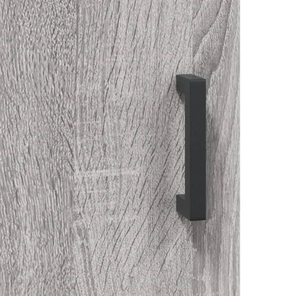 Wall Mounted Cabinet Grey Sonoma 34.5x34x90 cm