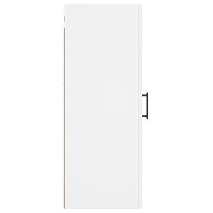 Wall Mounted Cabinet White 34.5x34x90 cm
