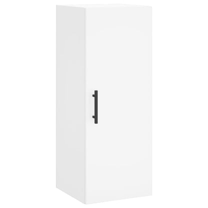 Wall Mounted Cabinet White 34,5x34x90 cm