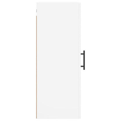 Wall Mounted Cabinet White 34.5x34x90 cm