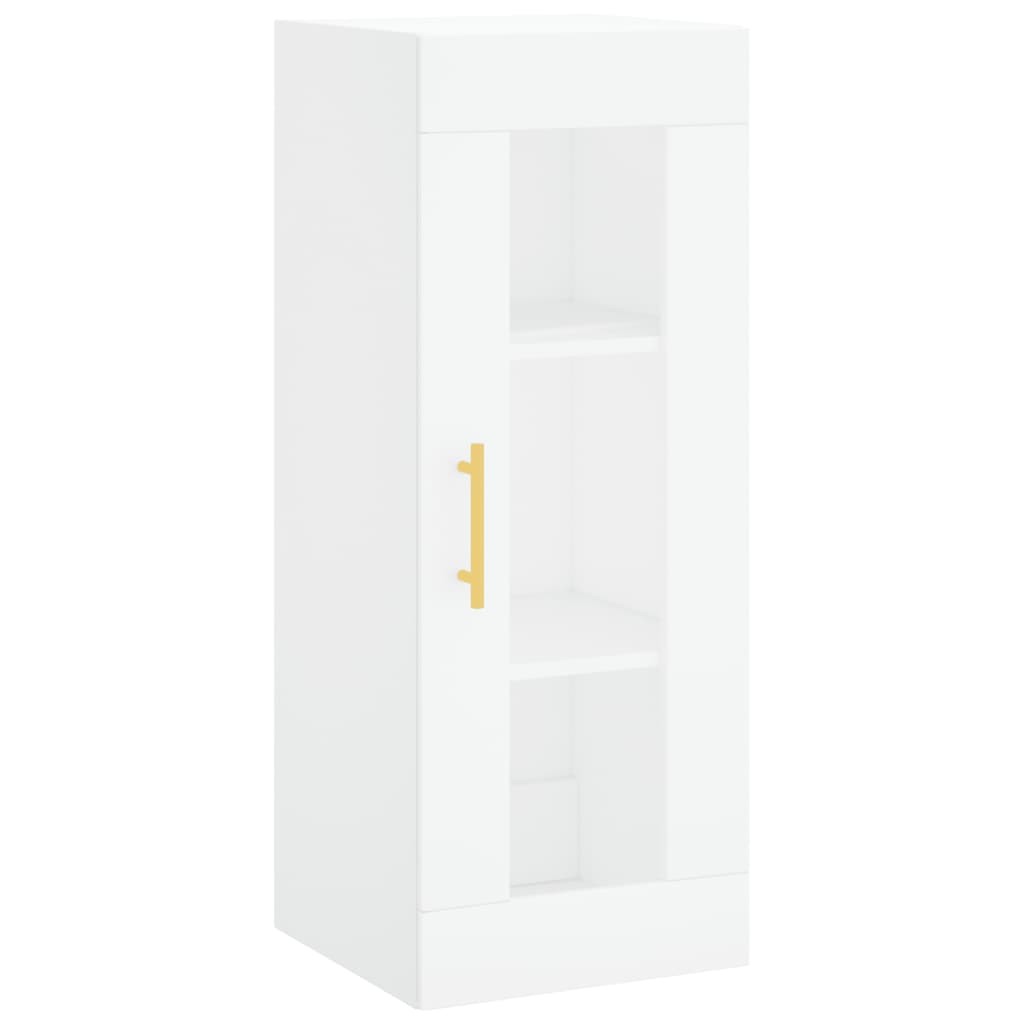 Wall Mounted Cabinet White 34.5x34x90 cm