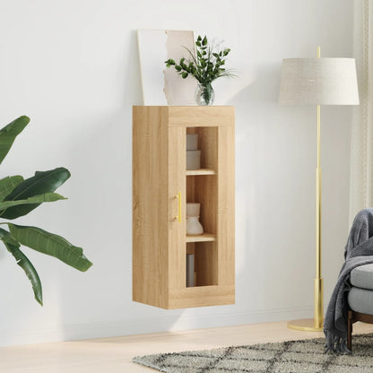 Wall Mounted Cabinet Sonoma Oak 34,5x34x90 cm