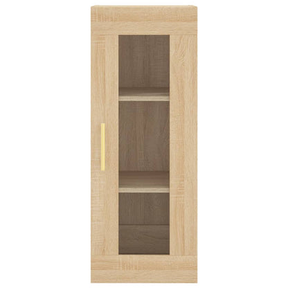 Wall Mounted Cabinet Sonoma Oak 34.5x34x90 cm