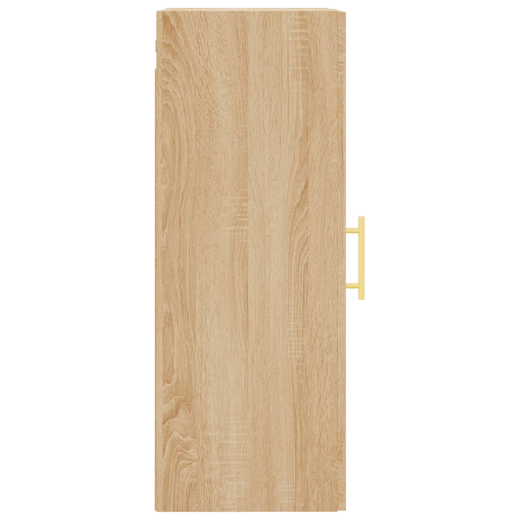 Wall Mounted Cabinet Sonoma Oak 34.5x34x90 cm