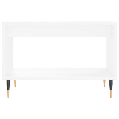 Coffee Table White 60x50x40 cm Engineered Wood