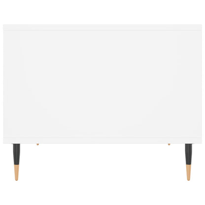 Coffee Table White 60x50x40 cm Engineered Wood