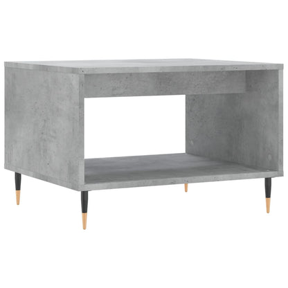 Coffee Table Concrete Grey 60x50x40 cm Engineered Wood