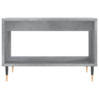 Coffee Table Concrete Grey 60x50x40 cm Engineered Wood