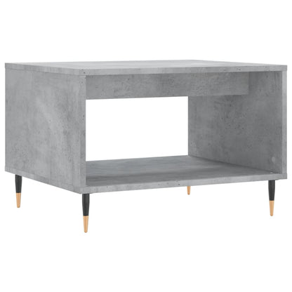 Coffee Table Concrete Grey 60x50x40 cm Engineered Wood