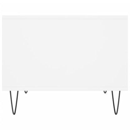Coffee Table White 60x50x40 cm Engineered Wood