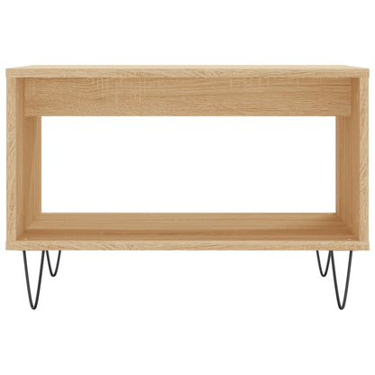 Coffee Table Sonoma Oak 60x50x40 cm Engineered Wood
