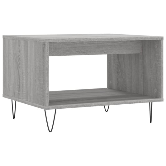 Coffee Table Grey Sonoma 60x50x40 cm Engineered Wood