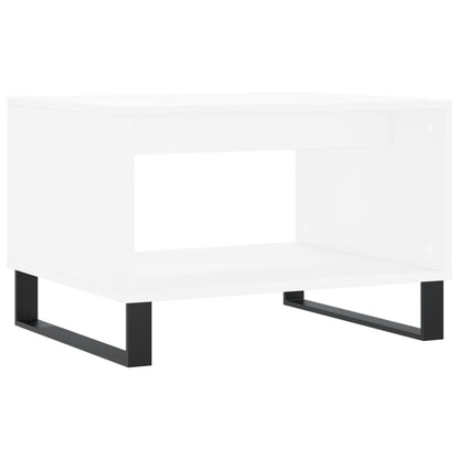 Coffee Table White 60x50x40 cm Engineered Wood