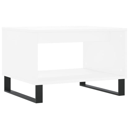Coffee Table White 60x50x40 cm Engineered Wood