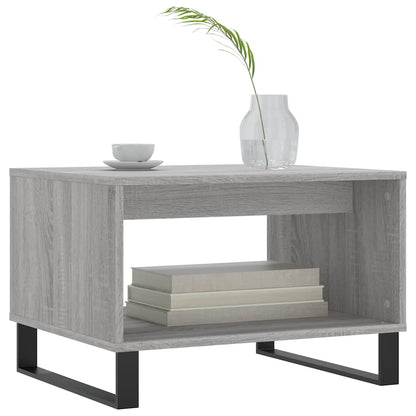 Coffee Table Grey Sonoma 60x50x40 cm Engineered Wood