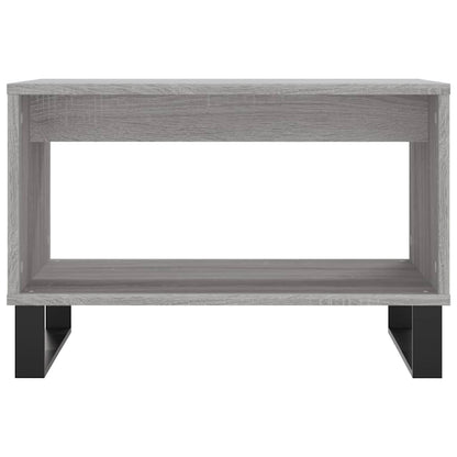 Coffee Table Grey Sonoma 60x50x40 cm Engineered Wood