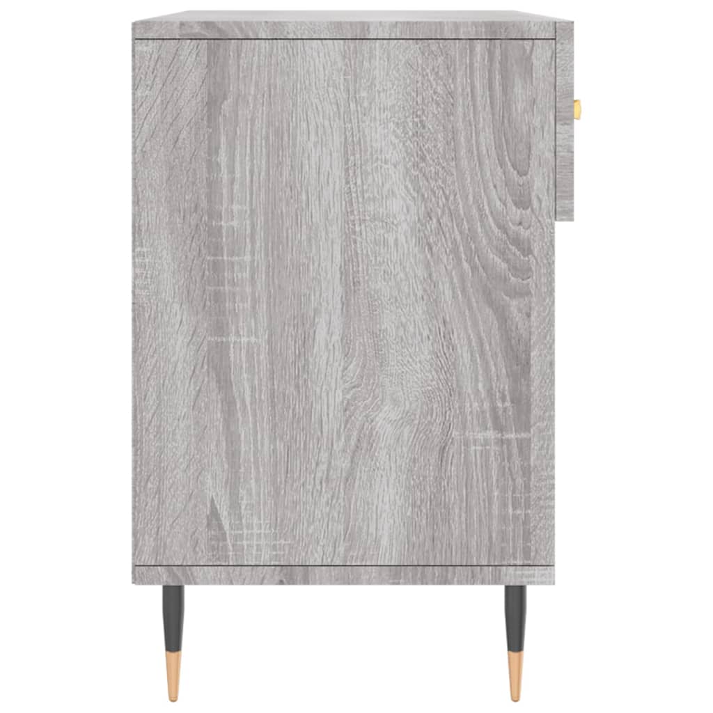 Shoe Bench Grey Sonoma 102x35x55 cm Engineered Wood