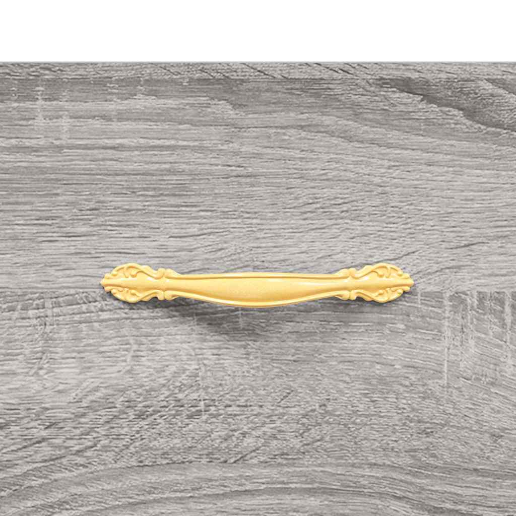 Shoe Bench Grey Sonoma 102x35x55 cm Engineered Wood