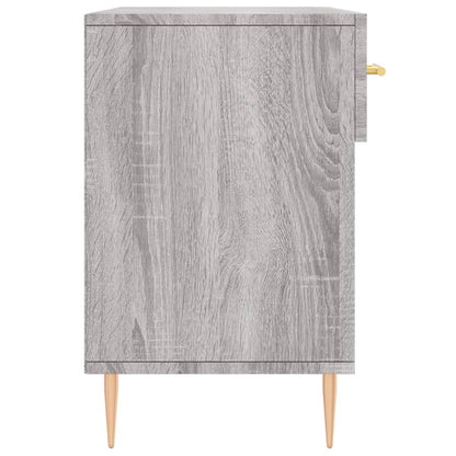 Shoe Bench Grey Sonoma 102x35x55 cm Engineered Wood