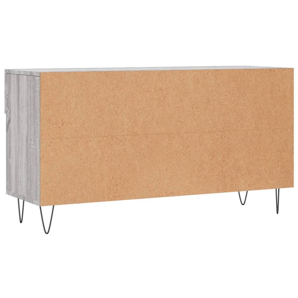 Shoe Bench Grey Sonoma 102x35x55 cm Engineered Wood