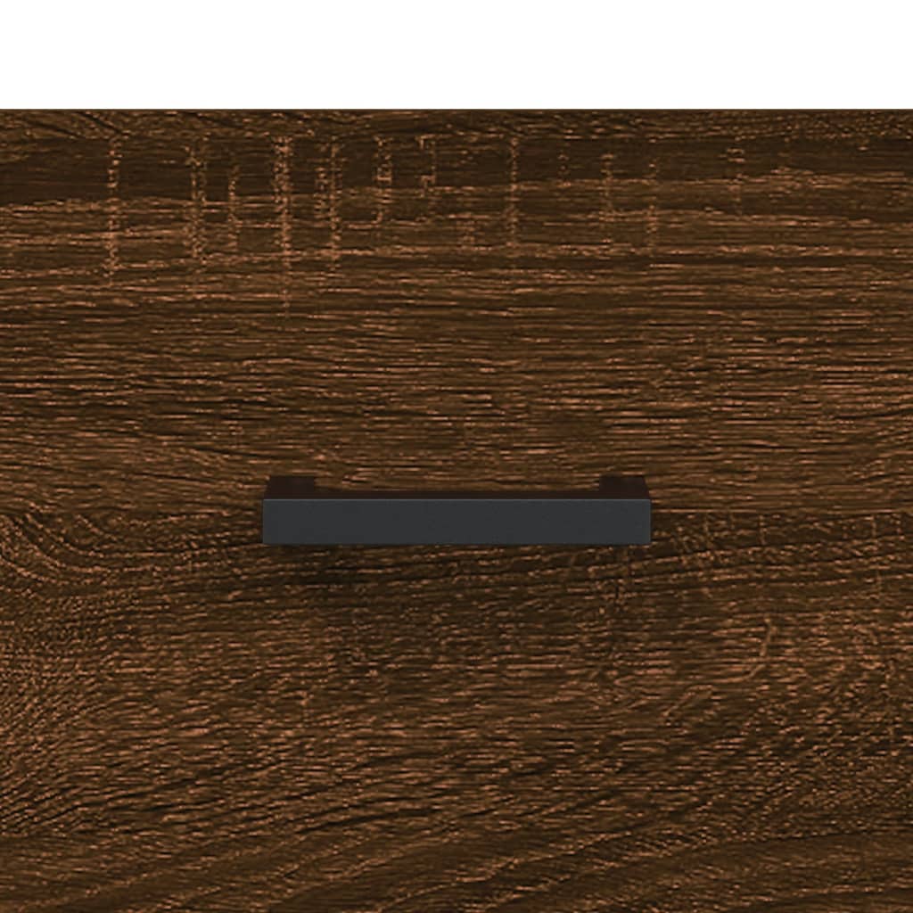 Shoe Bench Brown Oak 102x35x55 cm Engineered Wood