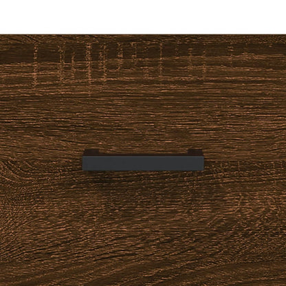 Shoe Bench Brown Oak 102x35x55 cm Engineered Wood