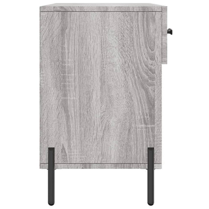 Shoe Bench Grey Sonoma 102x35x55 cm Engineered Wood
