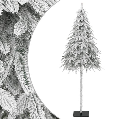 Artificial Christmas Tree with Flocked Snow 210 cm